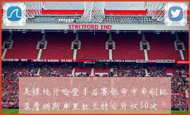 美媒统计哈登季后赛低命中率创纪录詹姆斯库里杜兰特合计仅30次